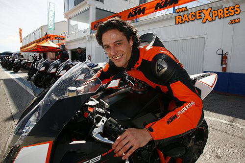 Dennis Retera op KTM